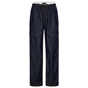 Haute L'Amitié Denim Cargo Pull On Bukser, Dark Denim